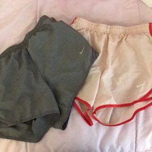 GIRLS MEDIUM NIKE SHORTS TWO IN ONE PRICE